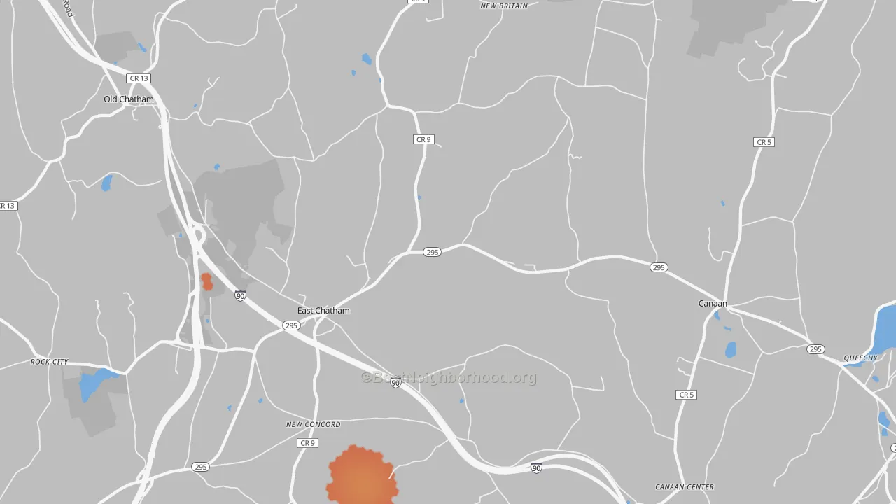 Bike Grade map of 12060, NY