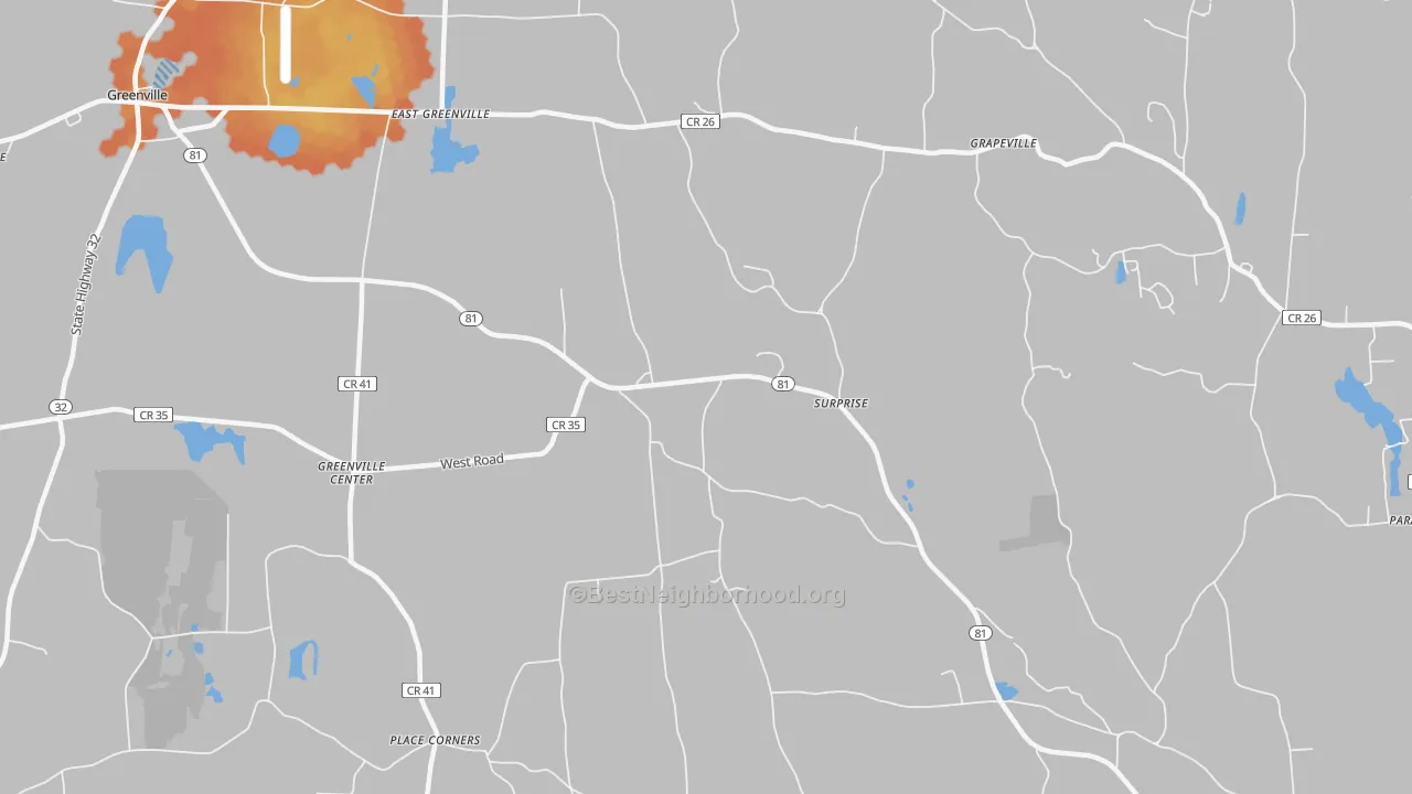 Bike Grade map of 12176, NY