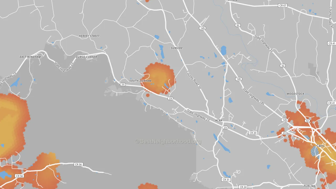 Bike Grade map of 12405, NY