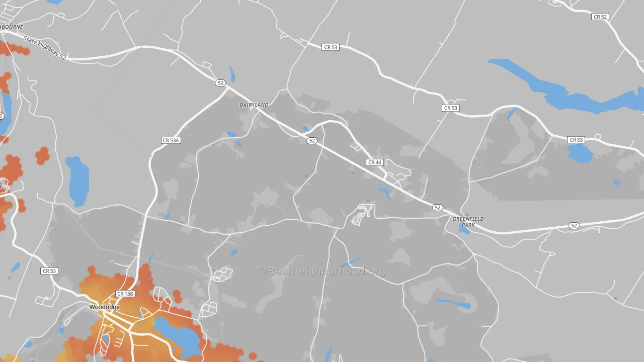 Bike Grade map of 12435, NY