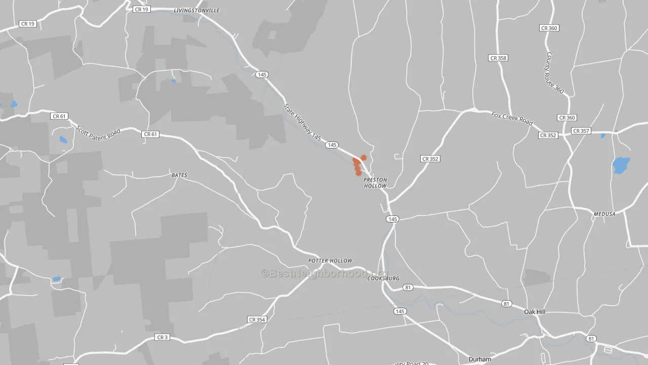 Bike Grade map of 12469, NY