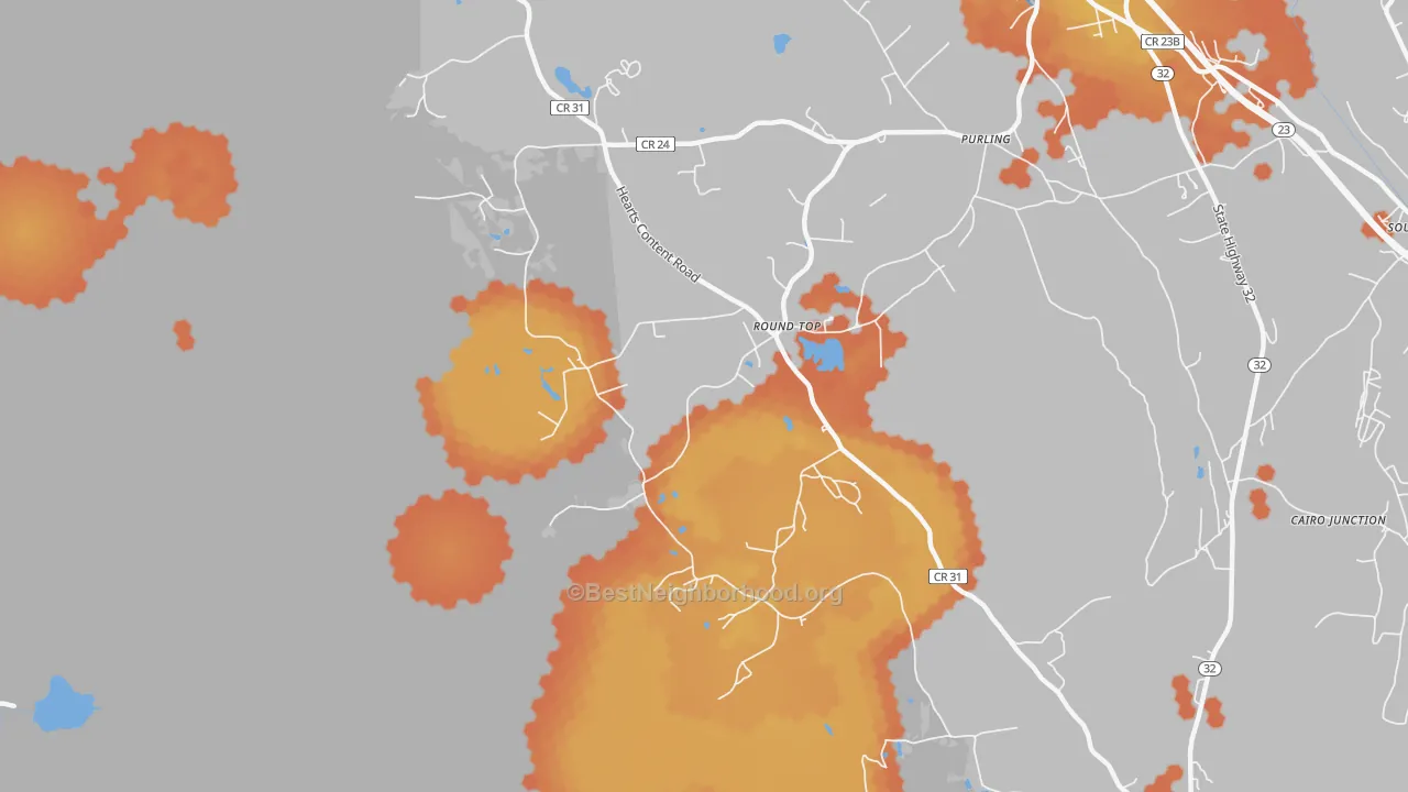 Bike Grade map of 12473, NY