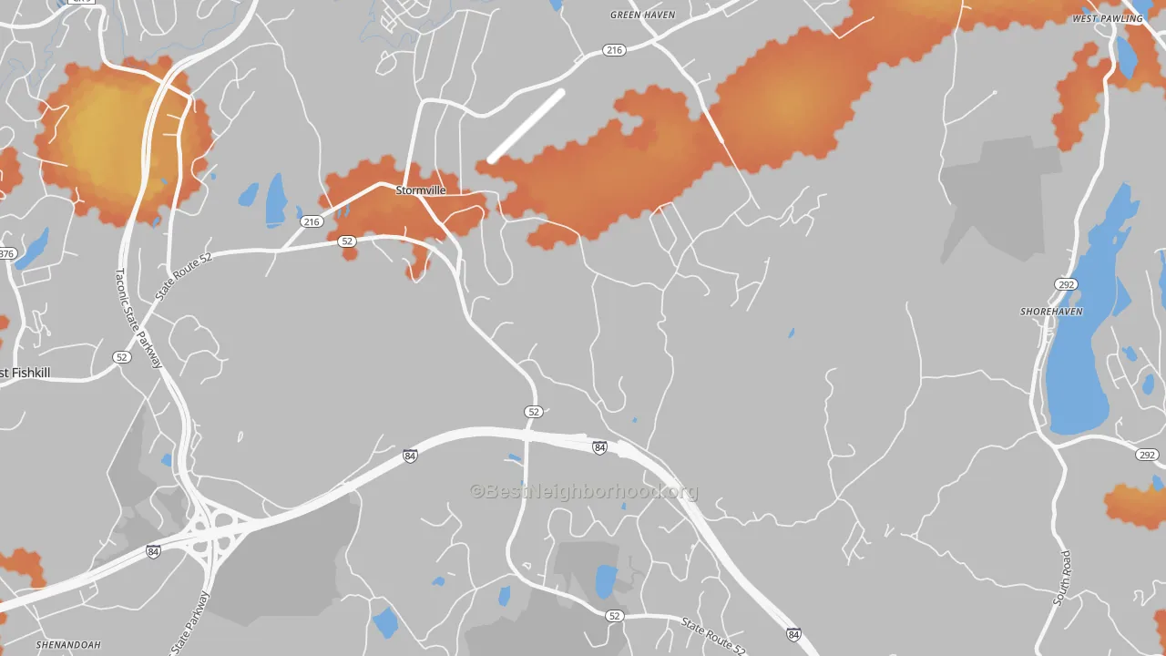 Bike Grade map of 12582, NY