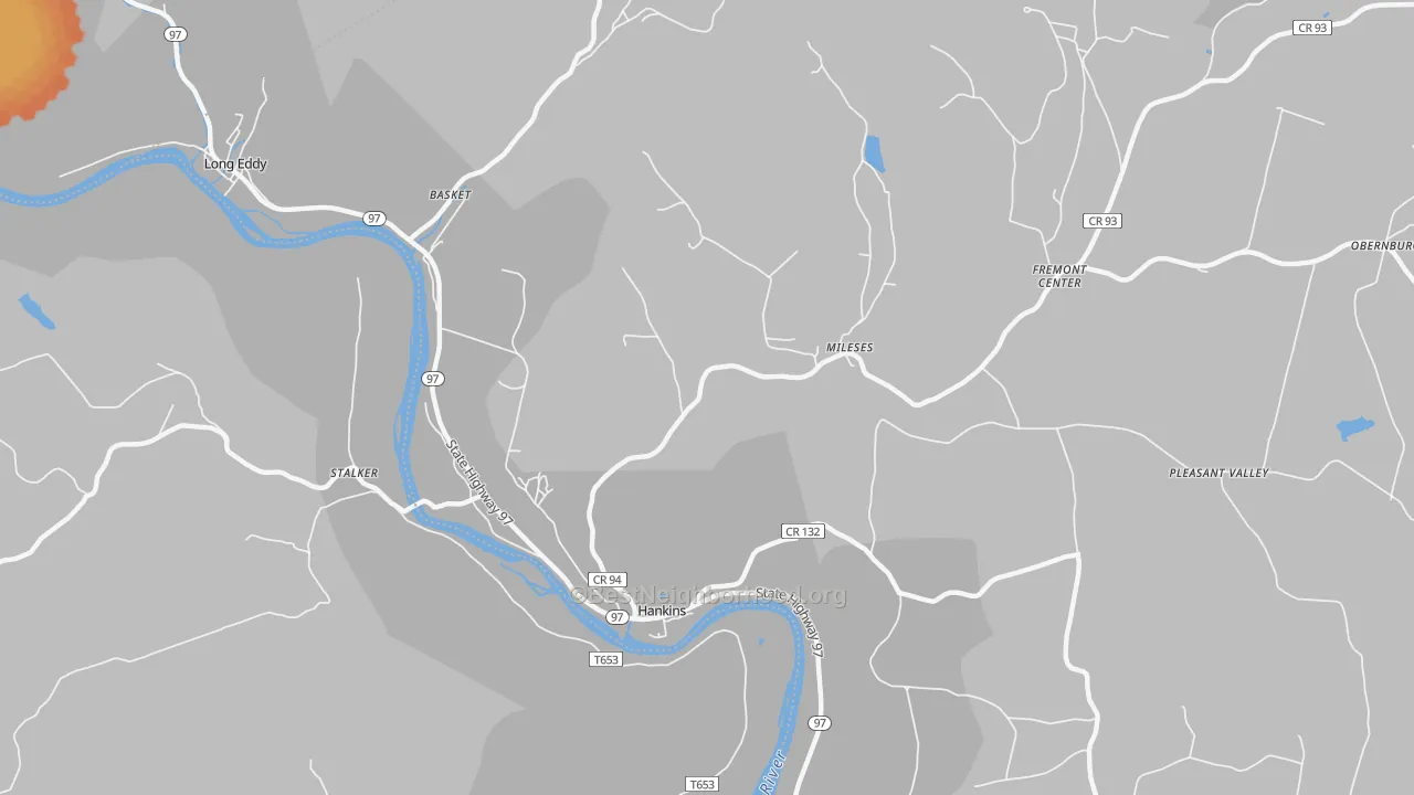 Bike Grade map of 12741, NY