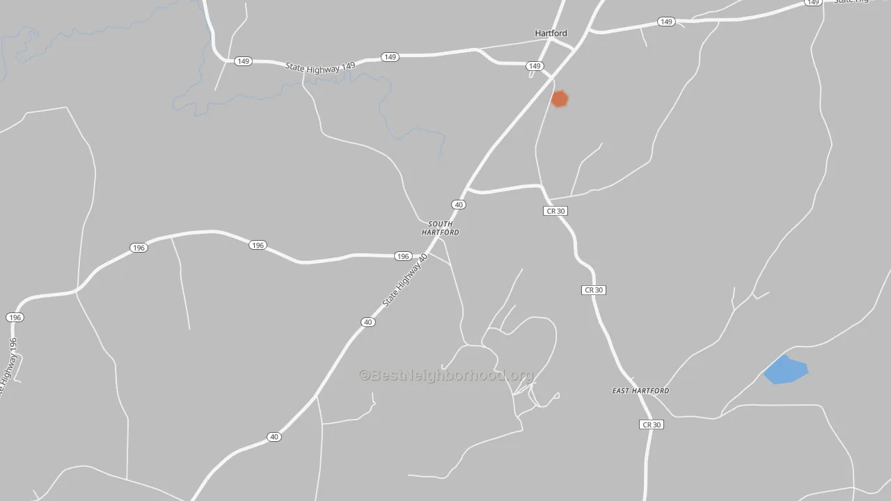 Bike Grade map of 12838, NY