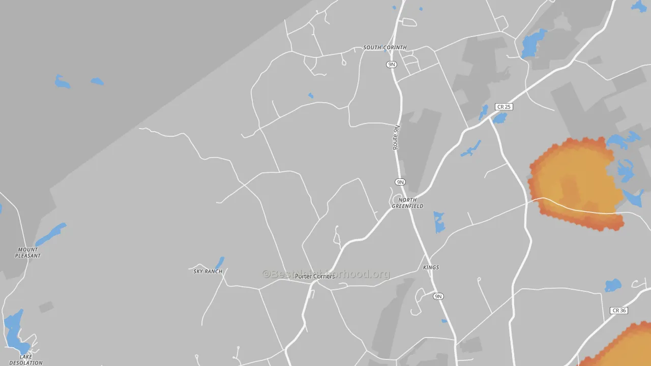 Bike Grade map of 12859, NY