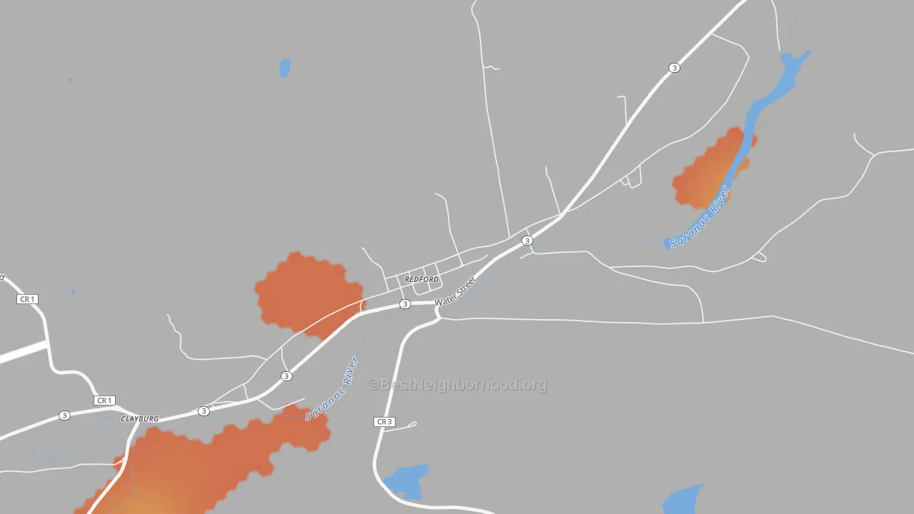 Bike Grade map of 12978, NY
