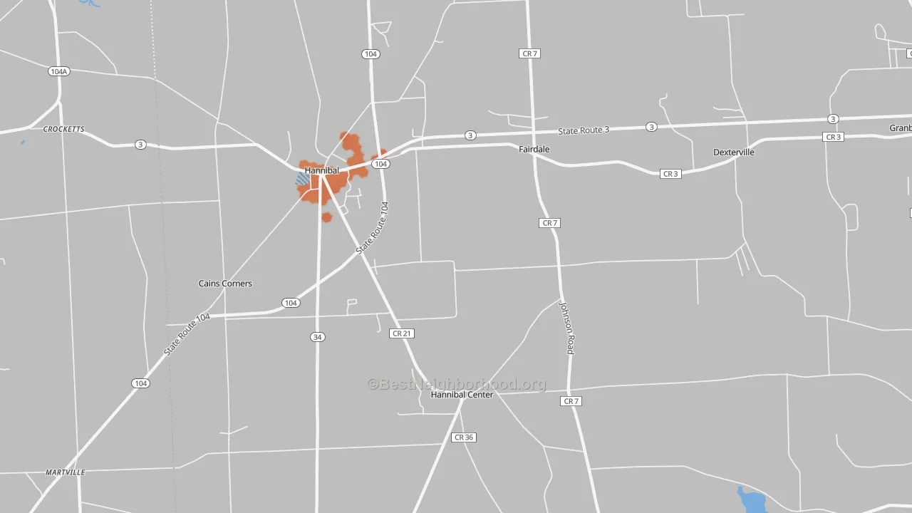 Bike Grade map of 13074, NY