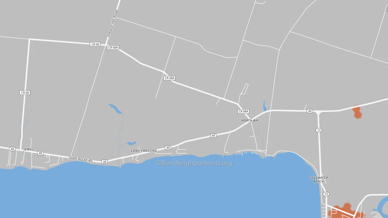 Bike Grade map of 13123, NY