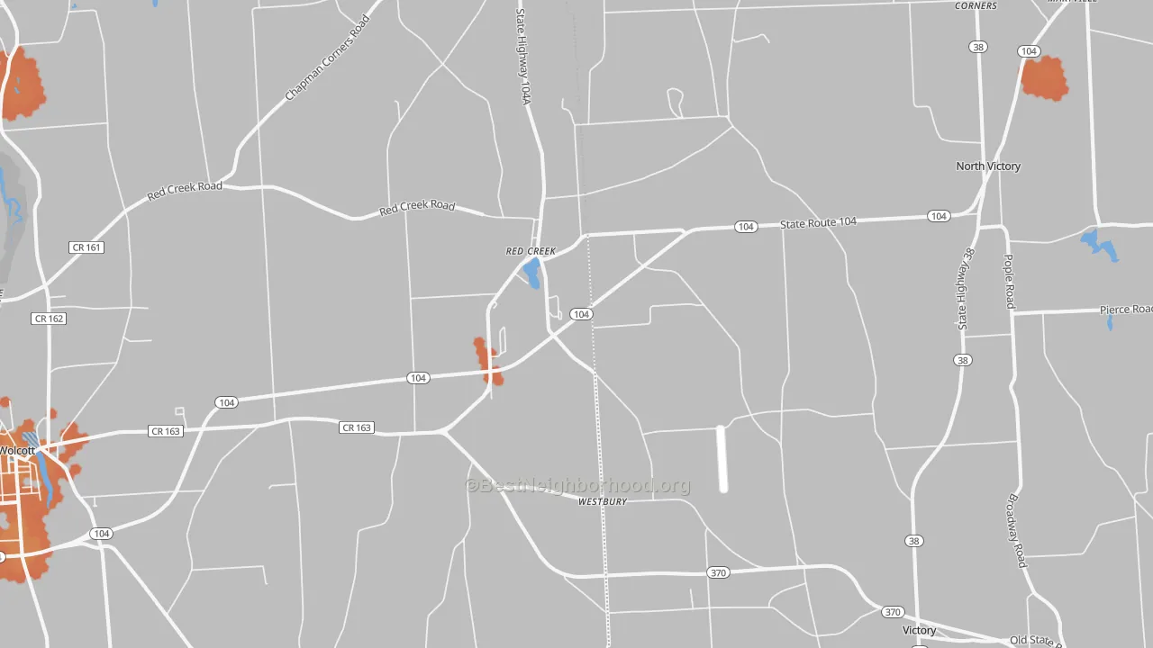 Bike Grade map of 13143, NY