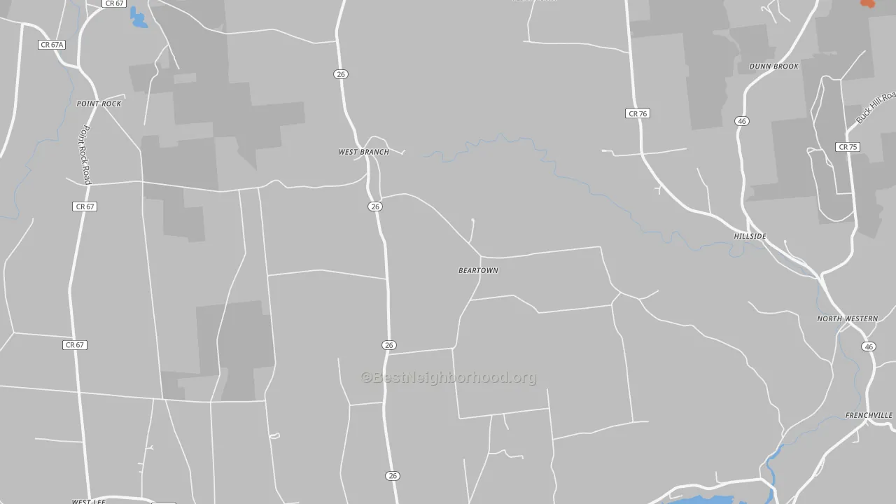Bike Grade map of 13303, NY