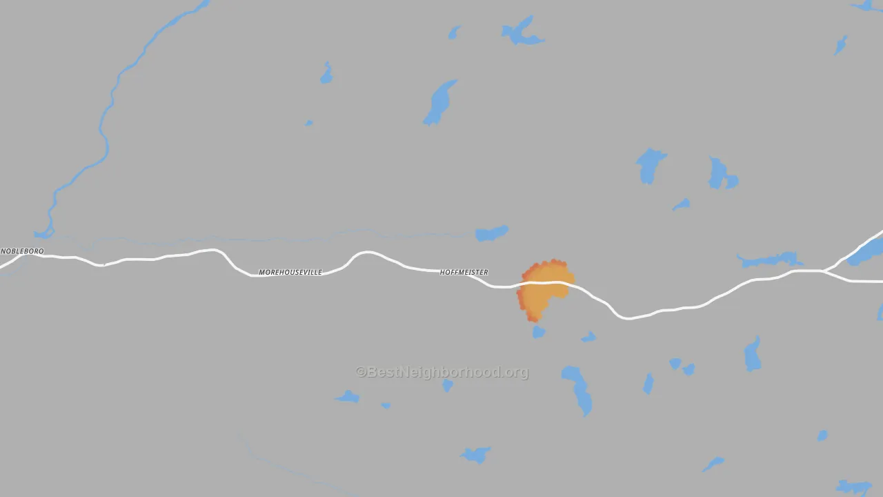 Bike Grade map of 13353, NY