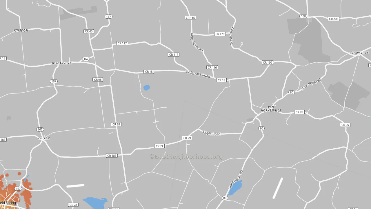 Bike Grade map of 13361, NY