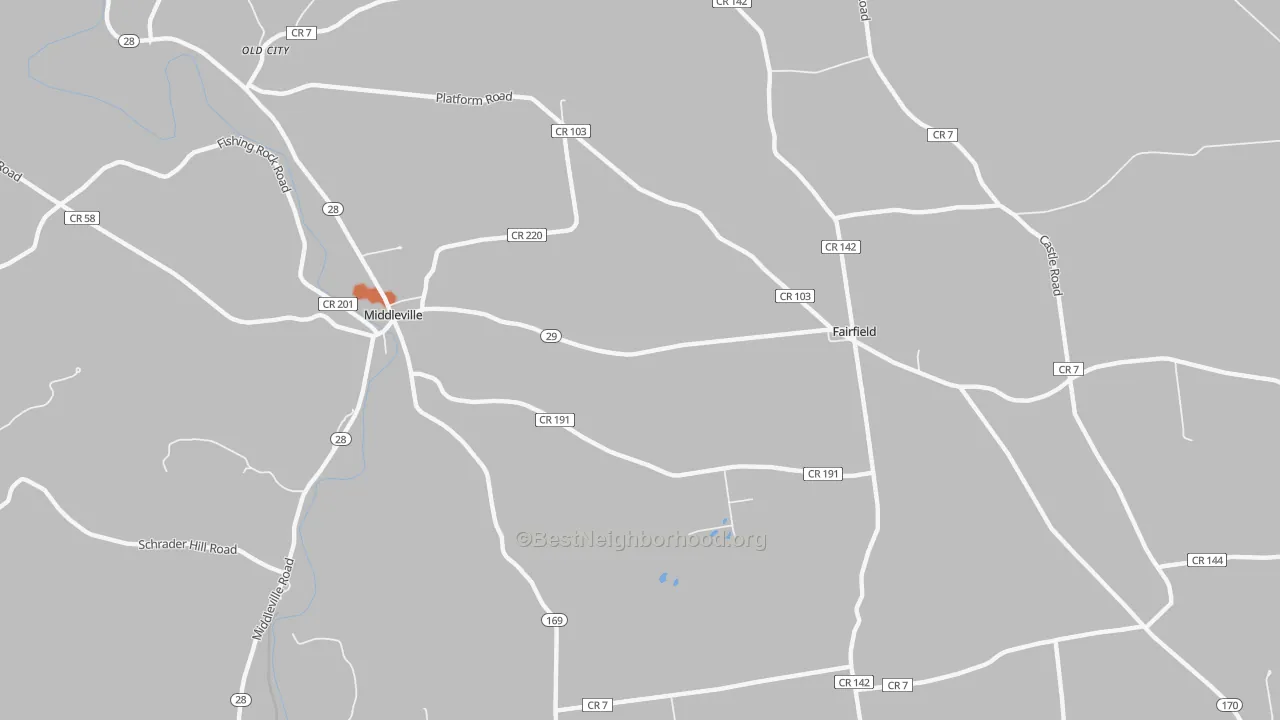 Bike Grade map of 13406, NY