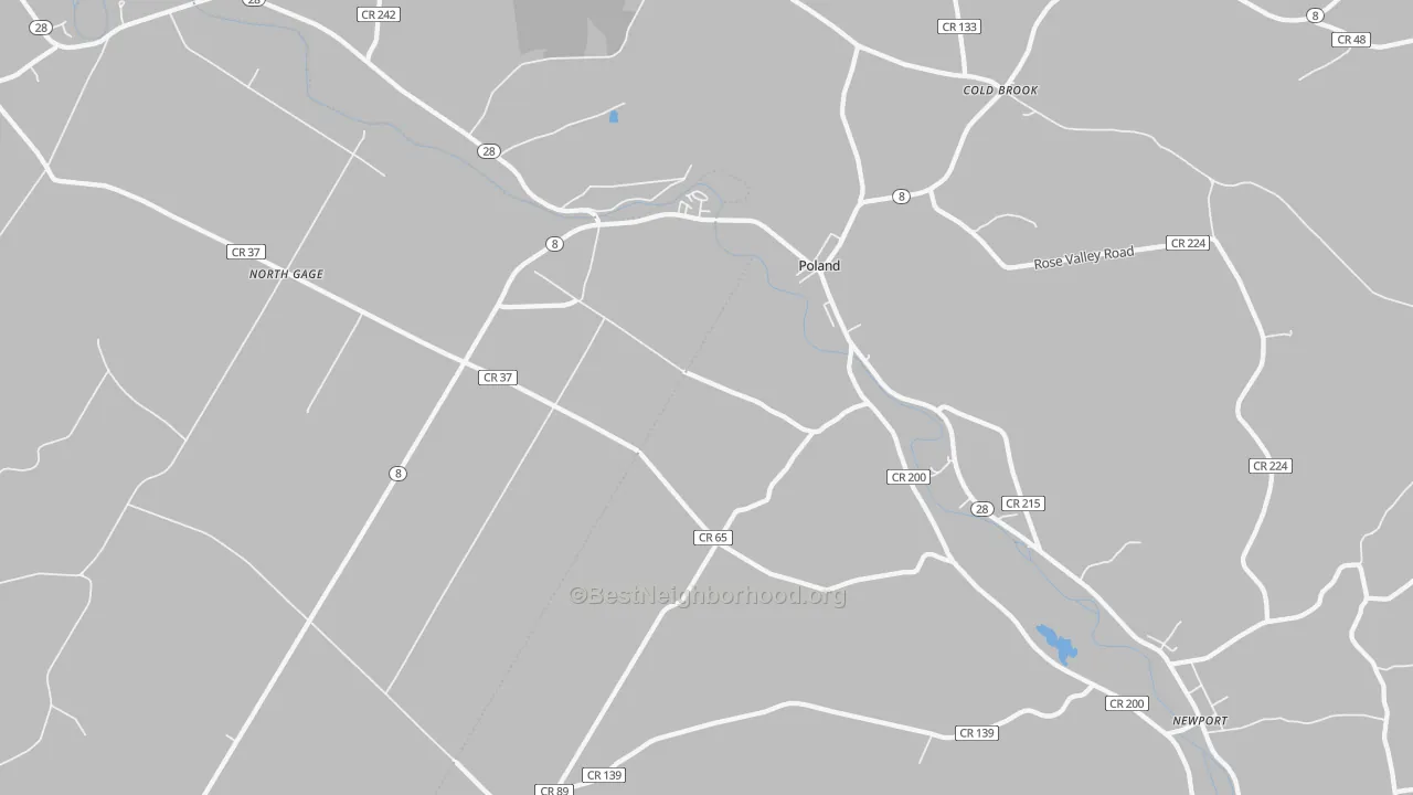 Bike Grade map of 13431, NY
