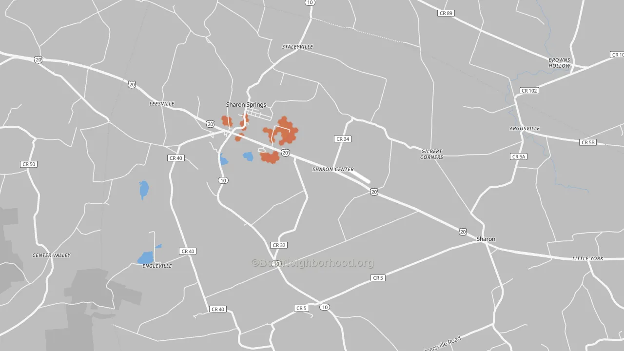 Bike Grade map of 13459, NY
