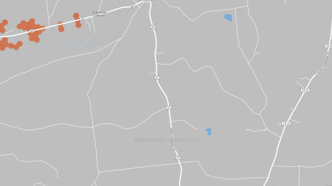 Bike Grade map of 13482, NY