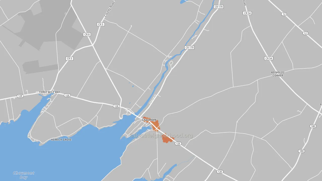 Bike Grade map of 13622, NY