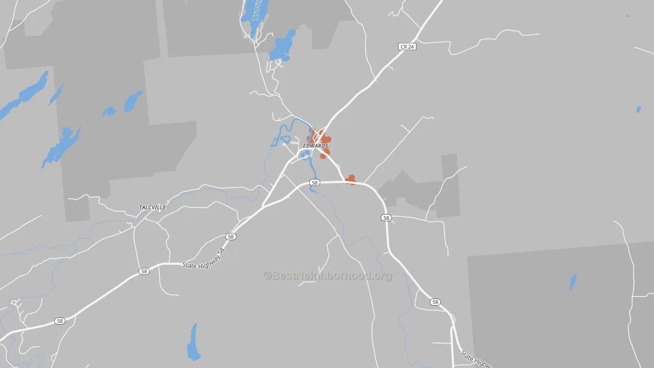 Bike Grade map of 13635, NY