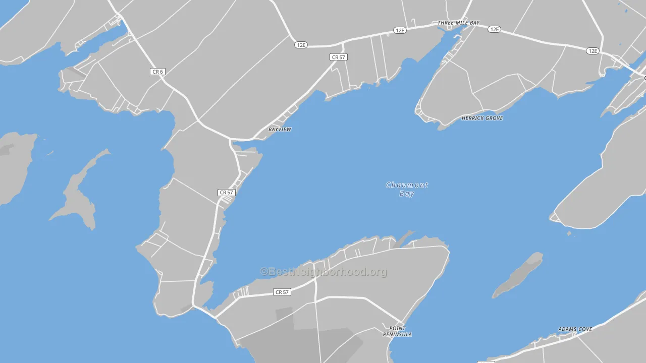 Bike Grade map of 13693, NY