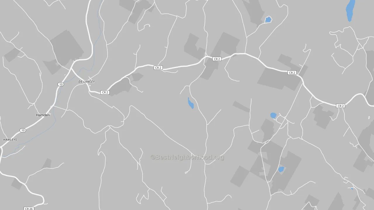 Bike Grade map of 13752, NY