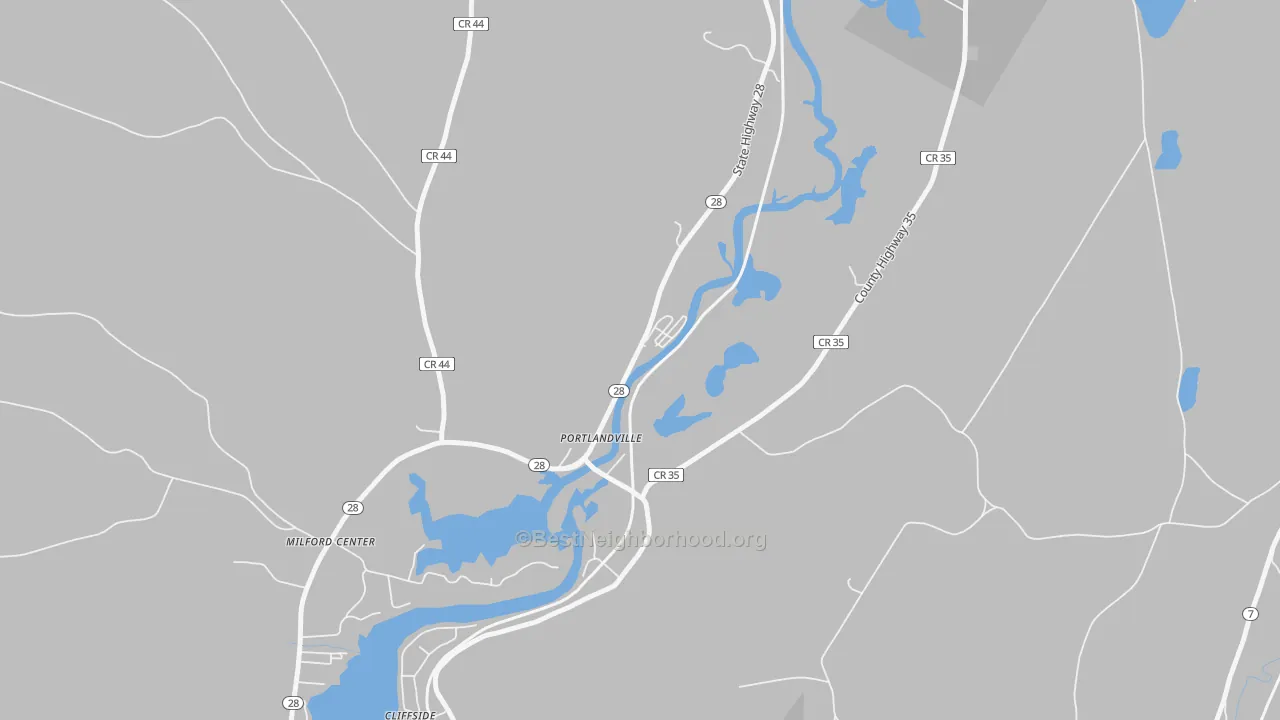 Bike Grade map of 13834, NY