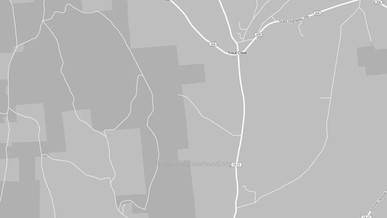 Bike Grade map of 13847, NY