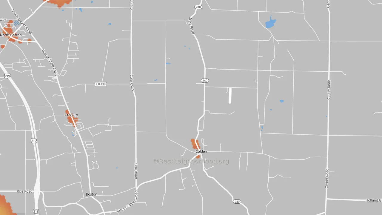 Bike Grade map of 14033, NY