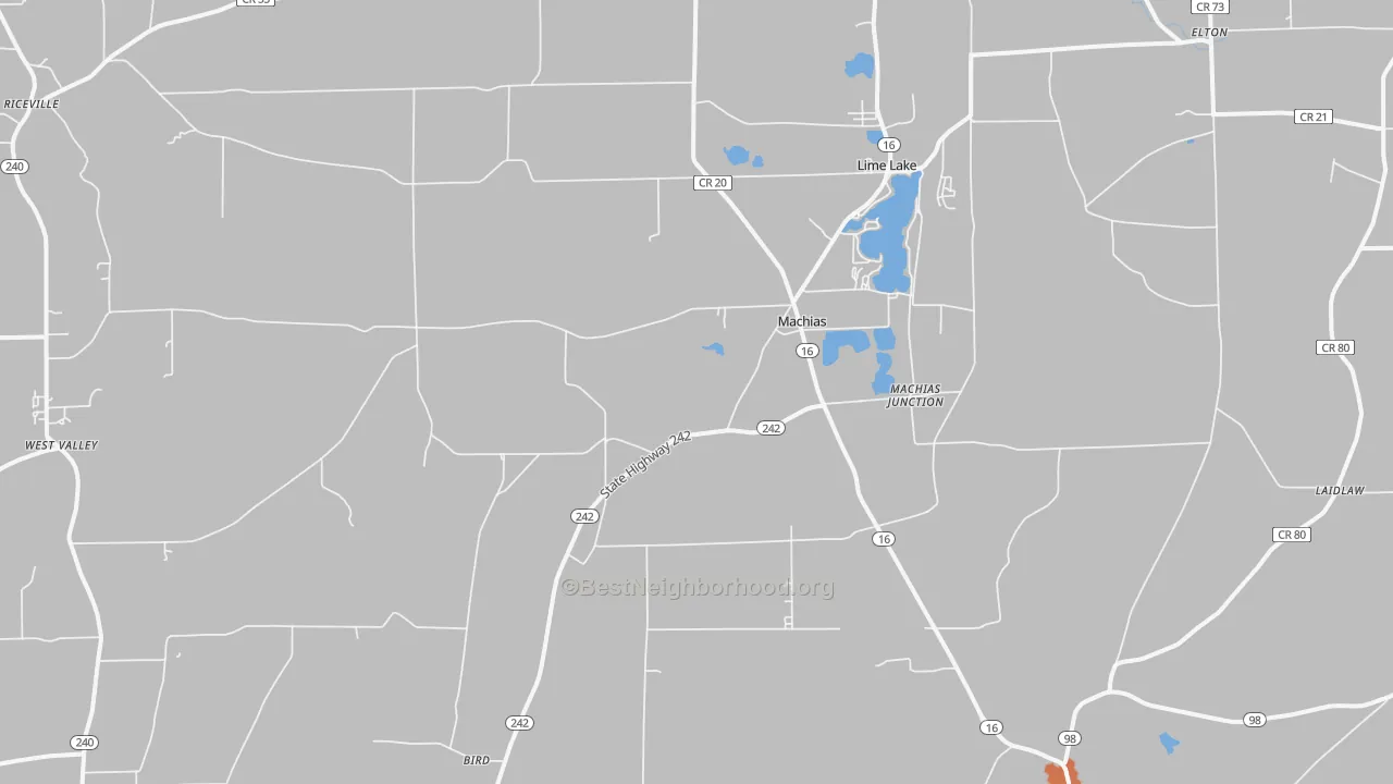 Bike Grade map of 14101, NY