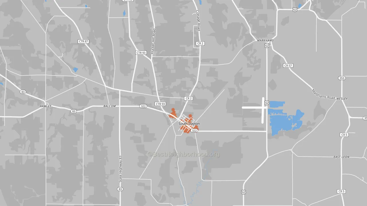 Bike Grade map of 14138, NY