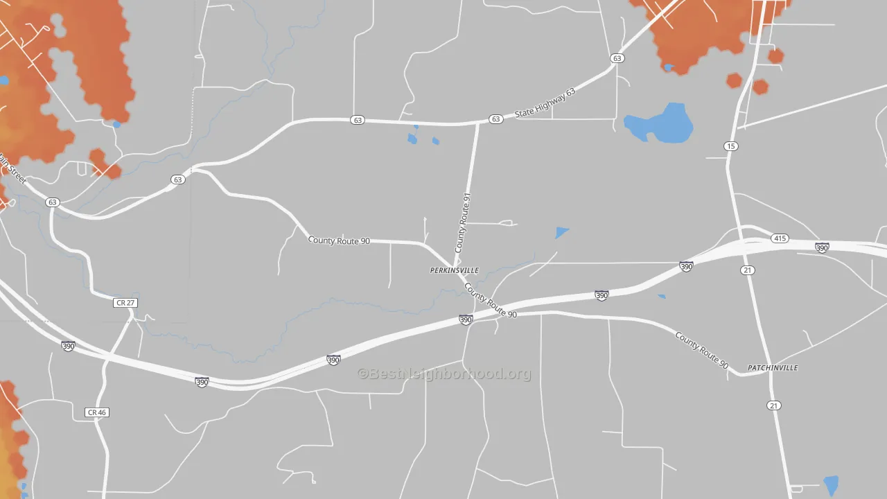 Bike Grade map of 14529, NY