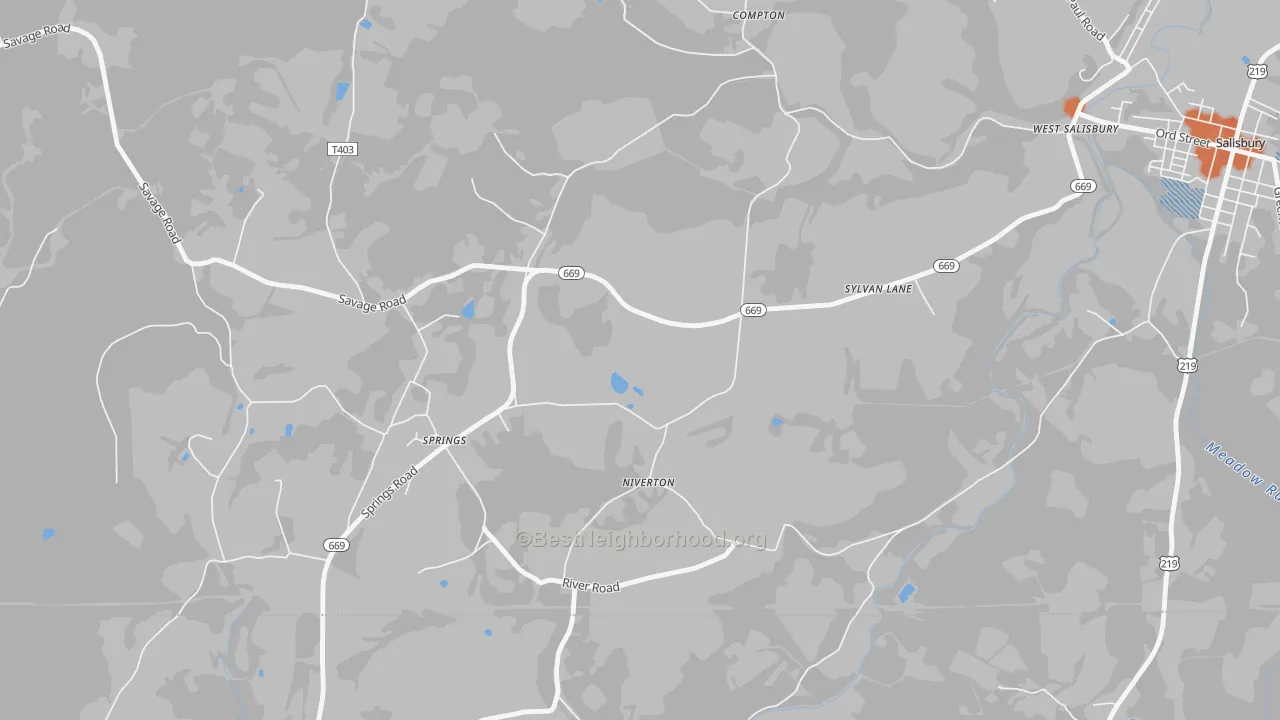 Bike Grade map of 15562, PA
