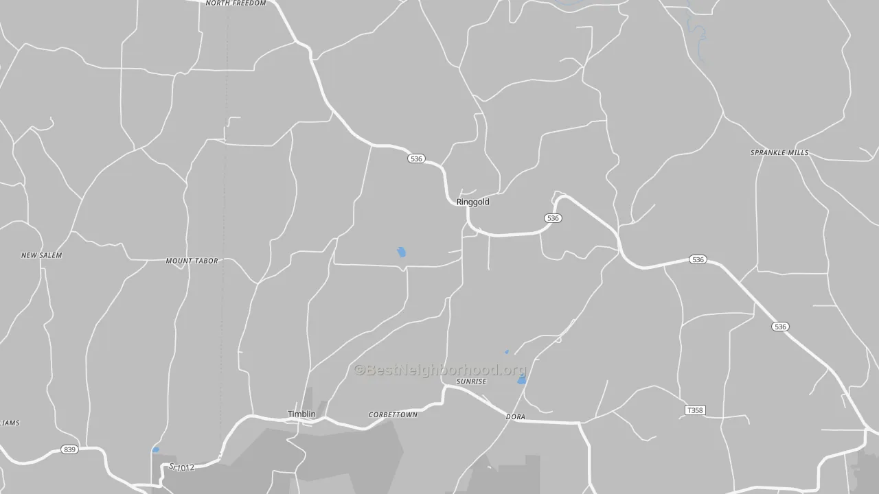 Bike Grade map of 15770, PA