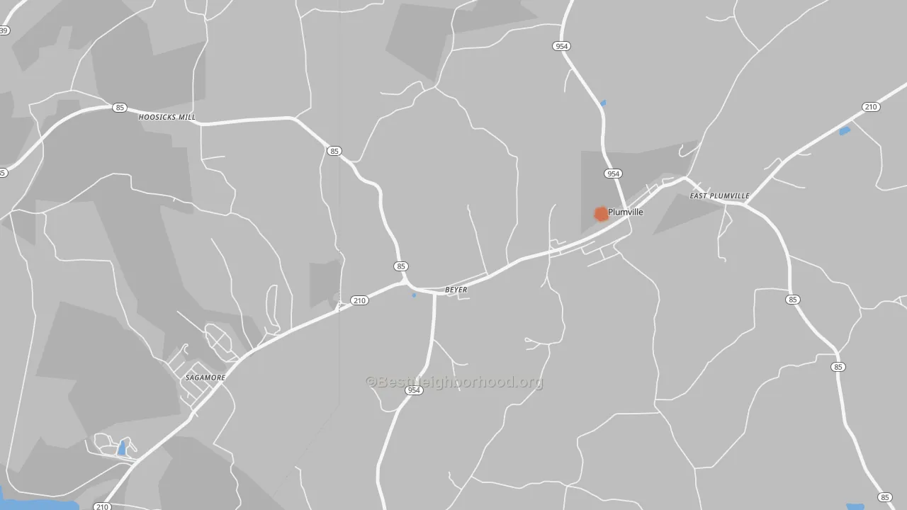 Bike Grade map of 16211, PA