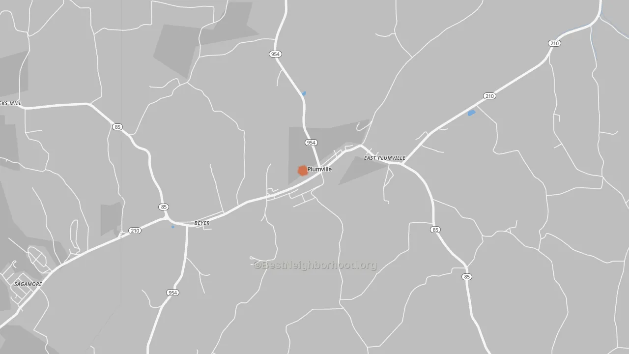 Bike Grade map of 16246, PA