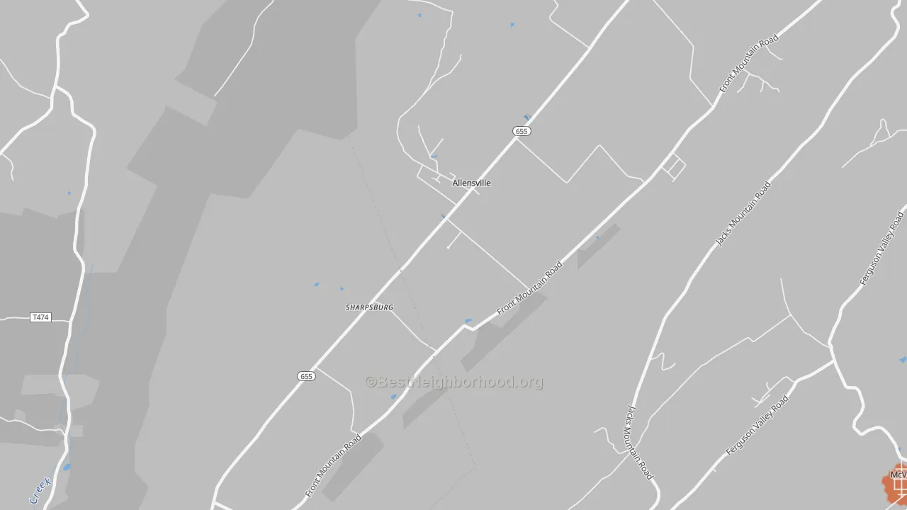 Bike Grade map of 17002, PA