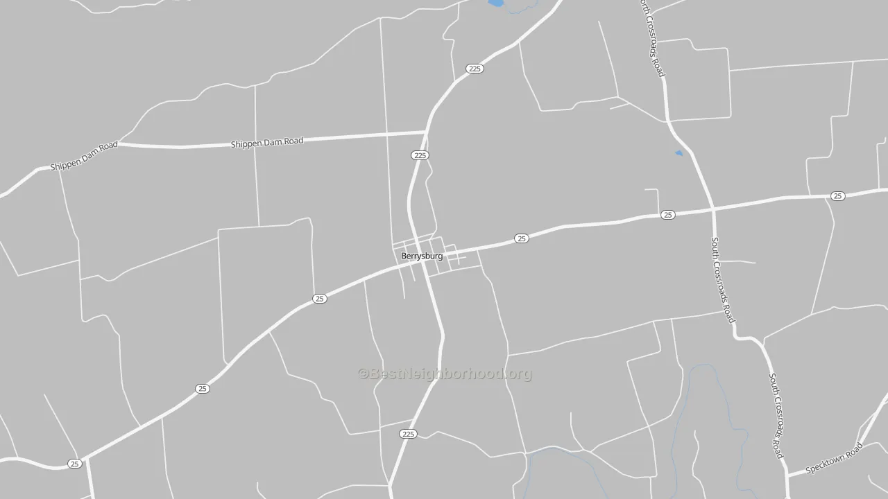 Bike Grade map of 17005, PA