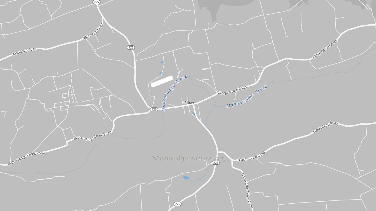 Bike Grade map of 17080, PA