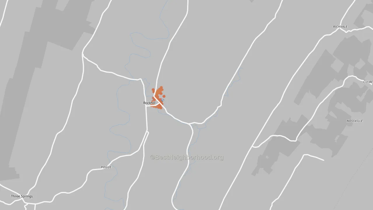 Bike Grade map of 17243, PA