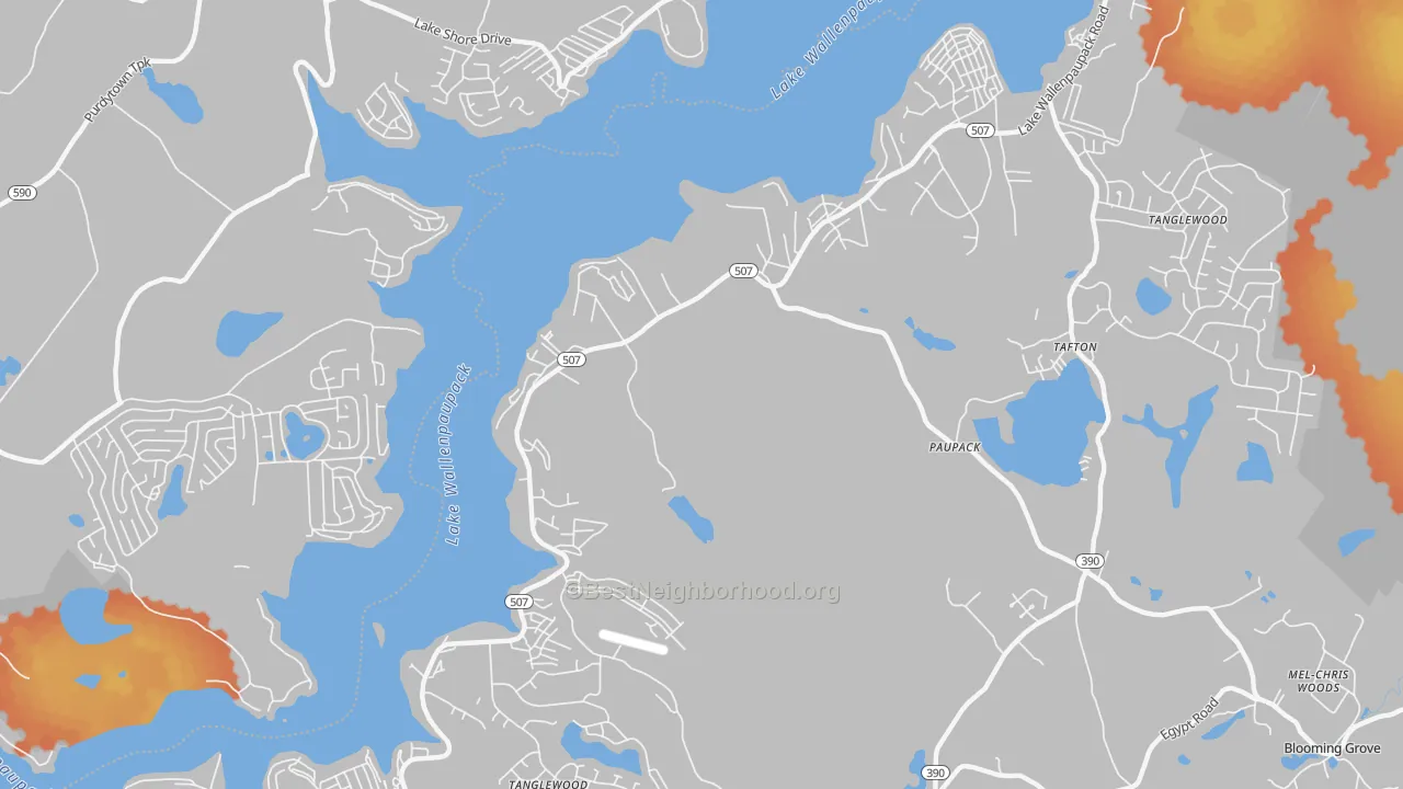 Bike Grade map of 18451, PA
