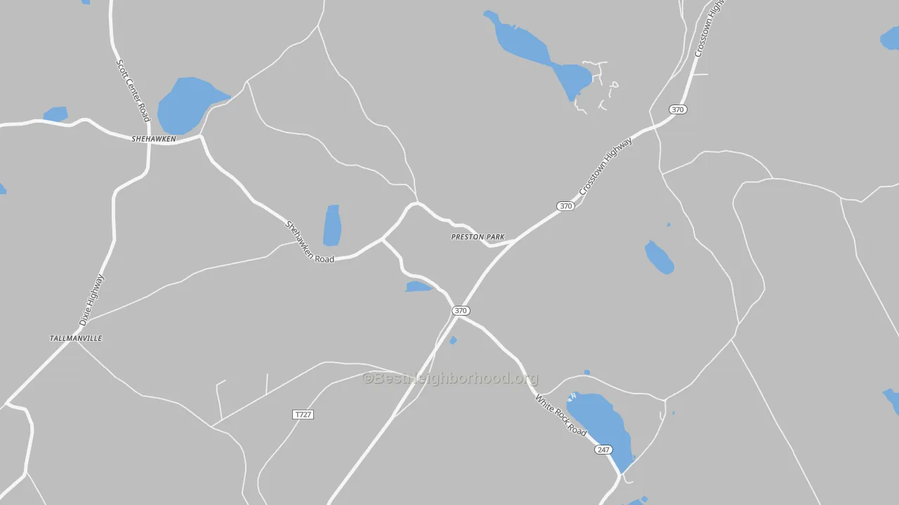 Bike Grade map of 18455, PA