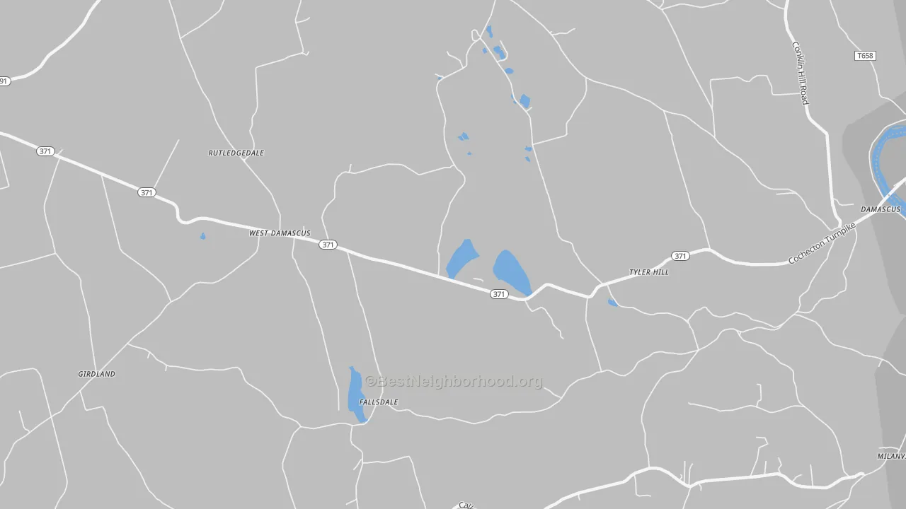 Bike Grade map of 18469, PA