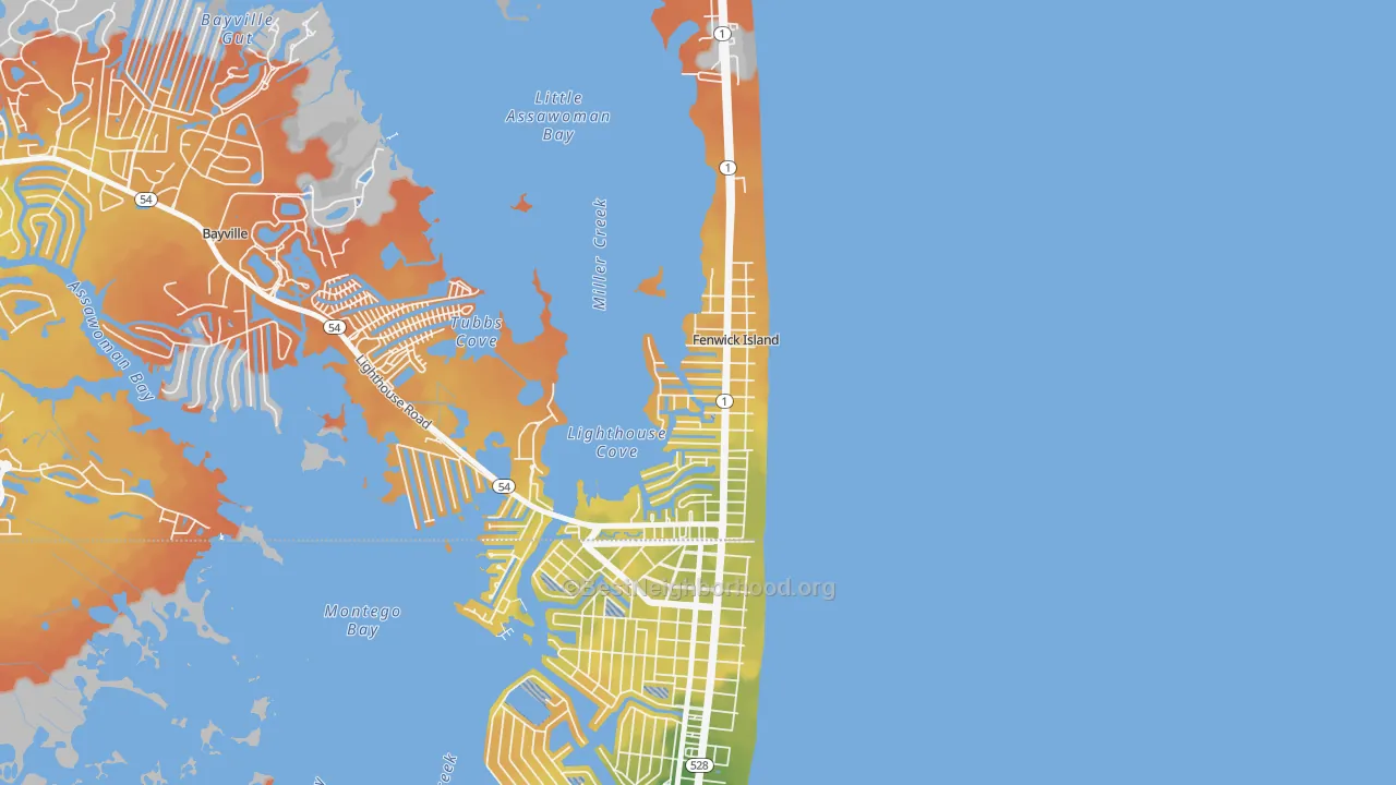Bike Grade map of 19944, DE