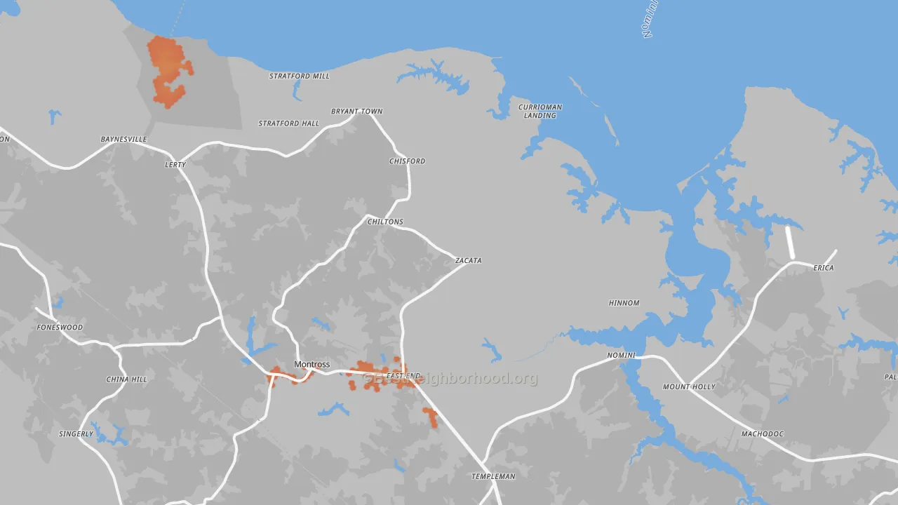 Bike Grade map of 22520, VA