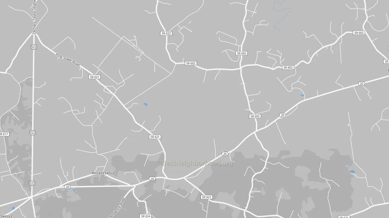 Bike Grade map of 22542, VA