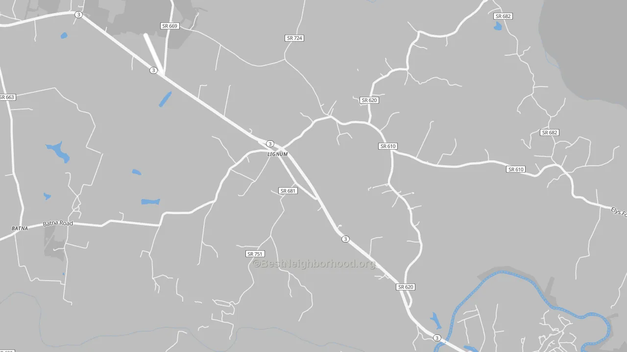 Bike Grade map of 22726, VA