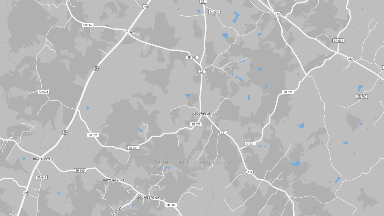 Bike Grade map of 22738, VA