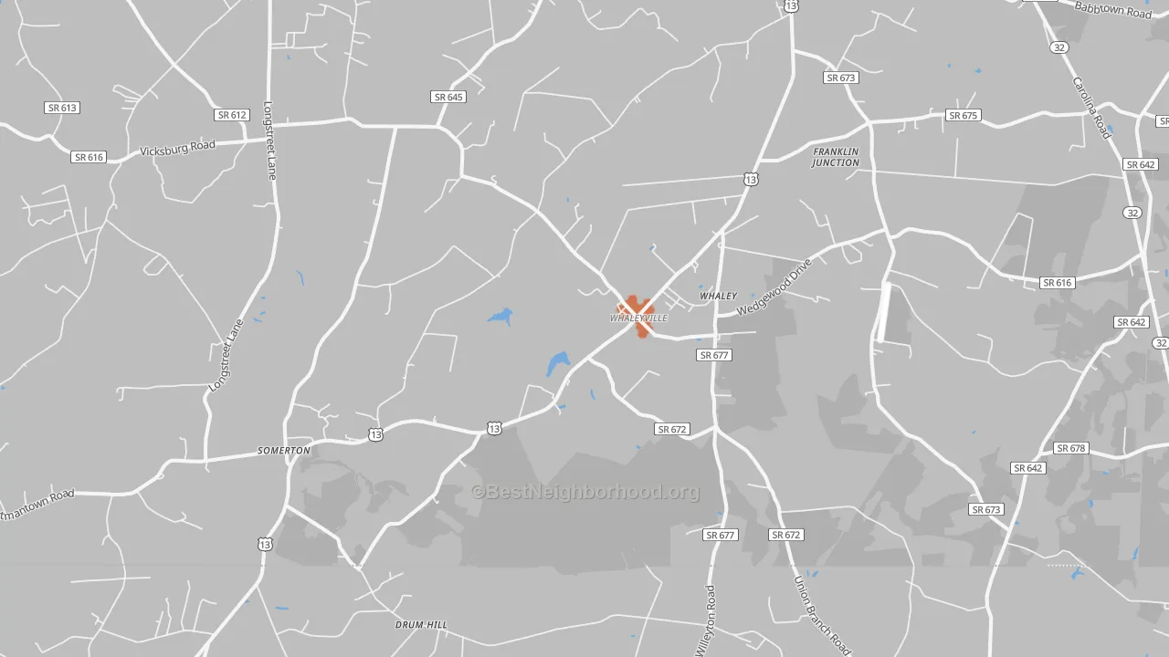 Bike Grade map of 23438, VA