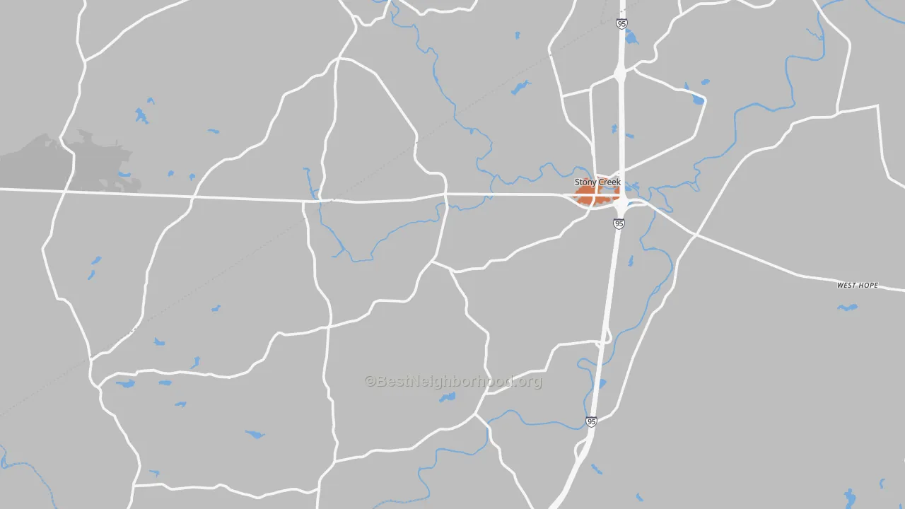 Bike Grade map of 23882, VA