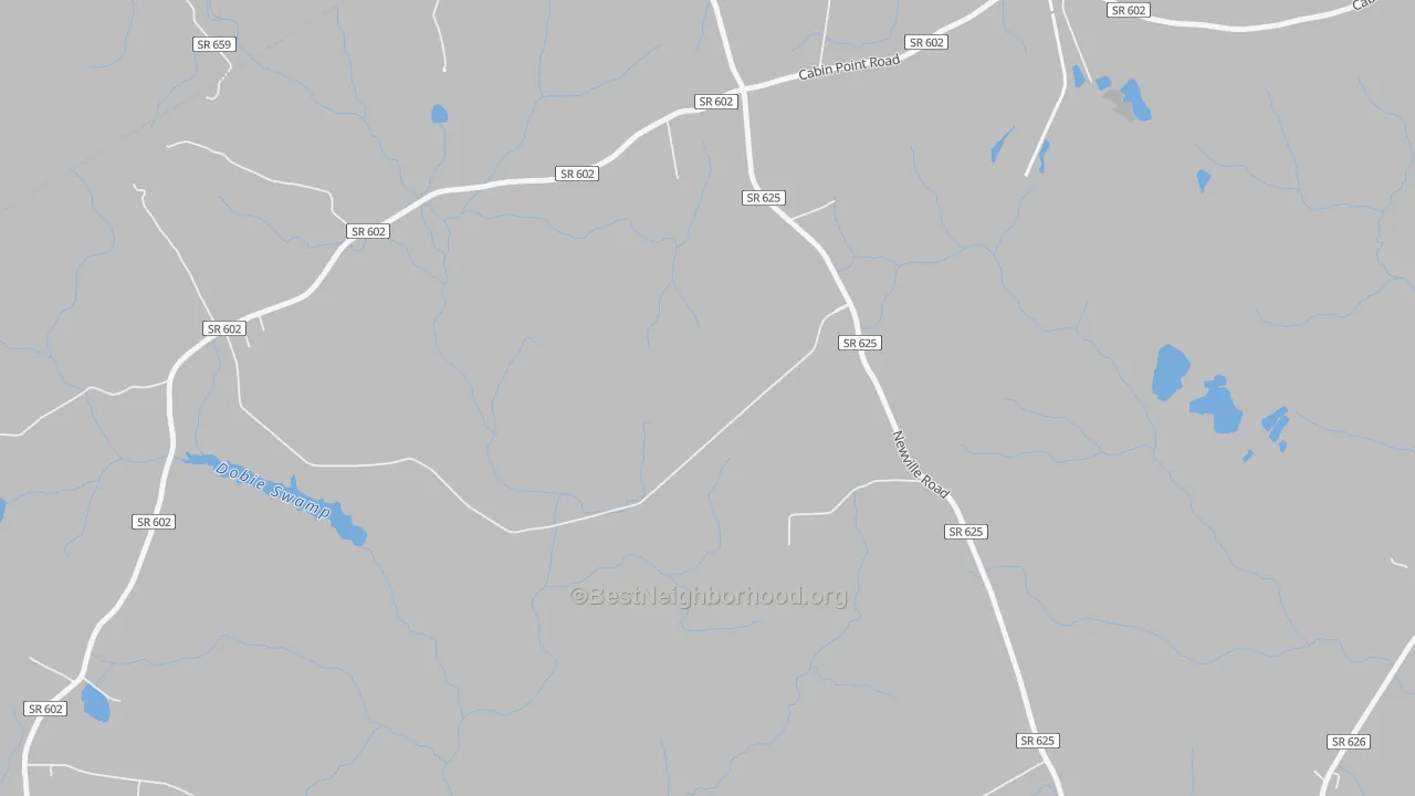 Bike Grade map of 23891, VA